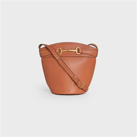 celine crecy|Bucket Crécy in Natural Calfskin .